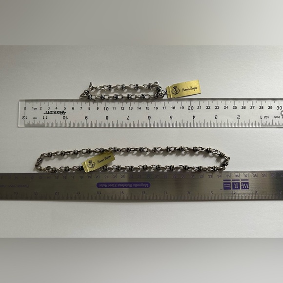 Premier Designs Silver-Toned Necklace & Bracelet - Picture 8 of 9